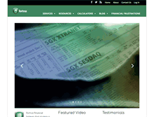 Tablet Screenshot of fortrusfinancial.com
